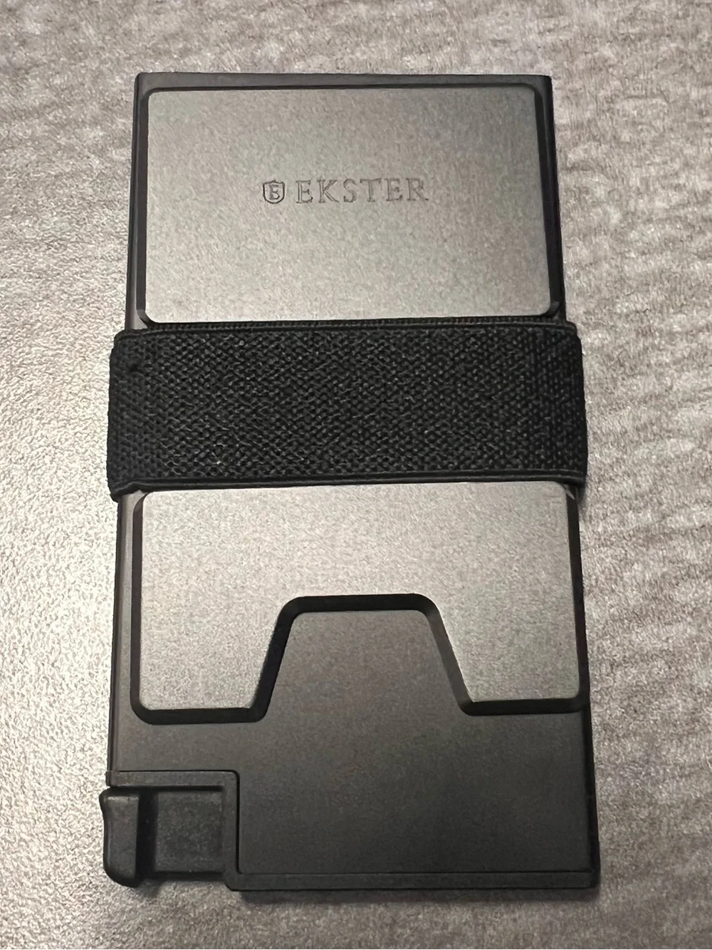 Ekster Slim Black Cash Cardholder Strap for Men